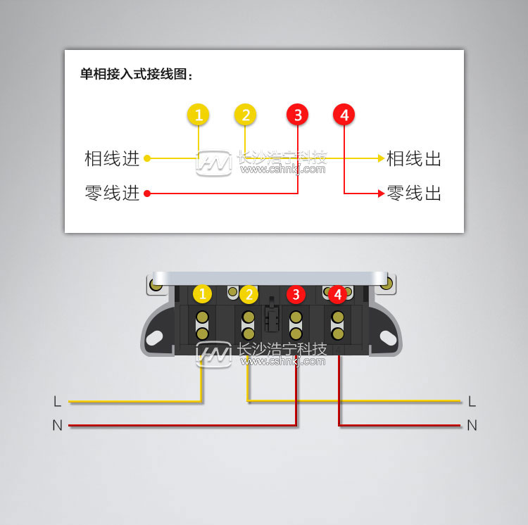 家用电表接线图